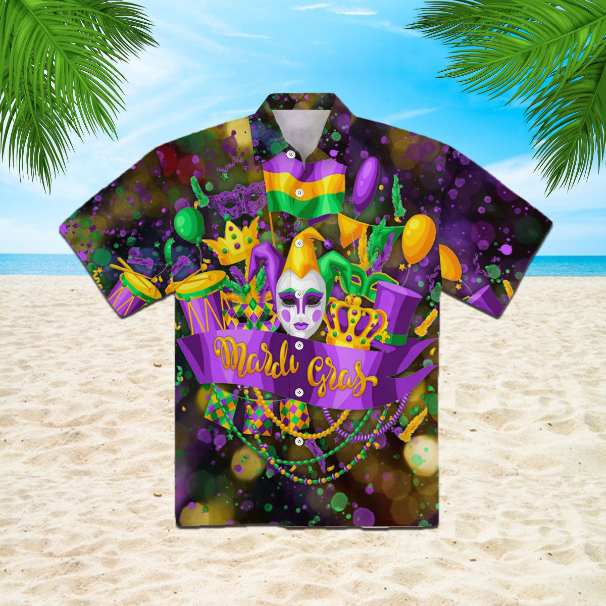 Happy Mardi Gras Hawaii Shirt For Men Women Ha92367