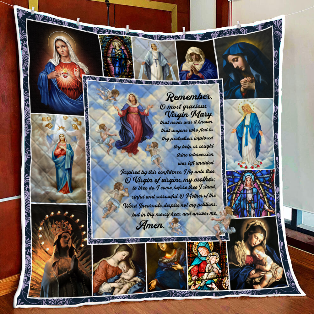 Mother Mary Quilt Blanket Quilt Set