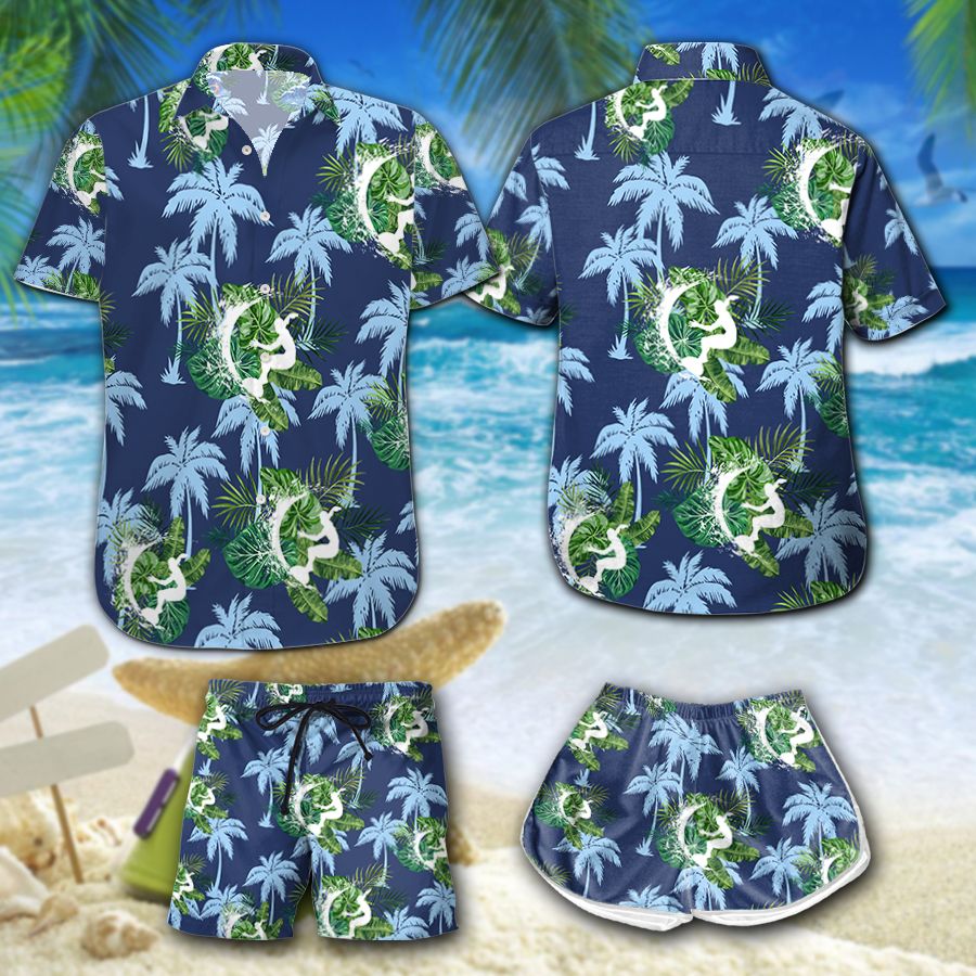 Surfing Palm Tree Hawaii Combo Summer Holiday Ha111713