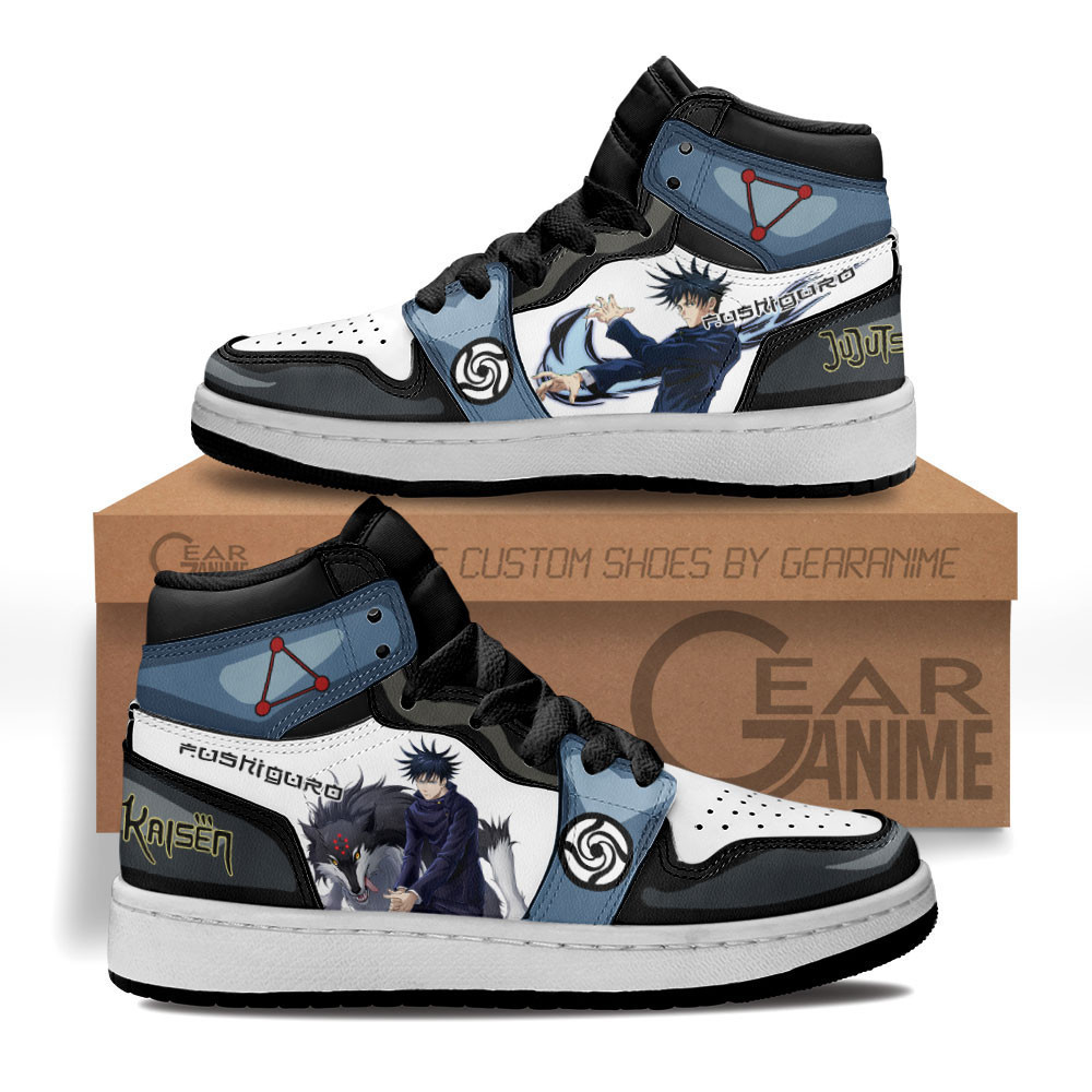 Megumi Fushiguro Jujutsu Kaisen Anime Air Jordan 1 High Shoes Sneakers ...