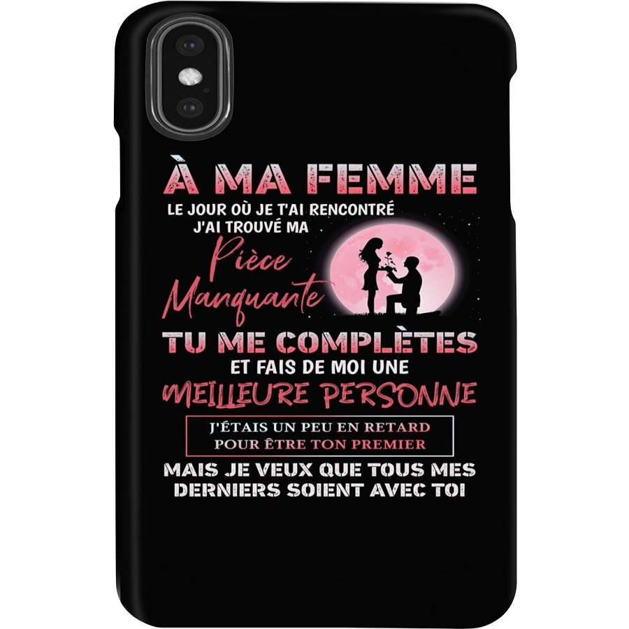 À Ma Femme Special Couple Gift Phone case