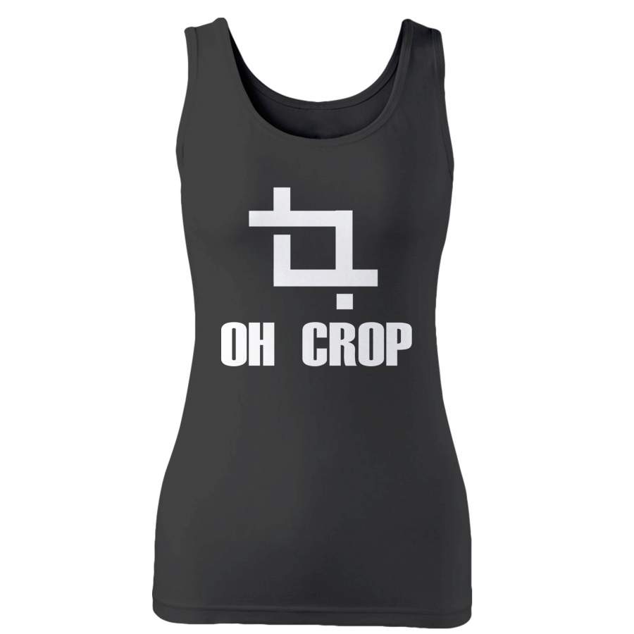 Oh Crop Dslr Camera Photography Woman’s Tank Top