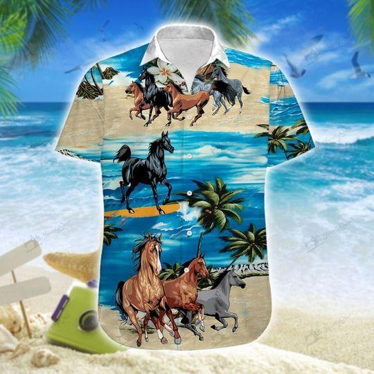 Horse Harness Hawaii Shirt For Men Women Adult Ha111114