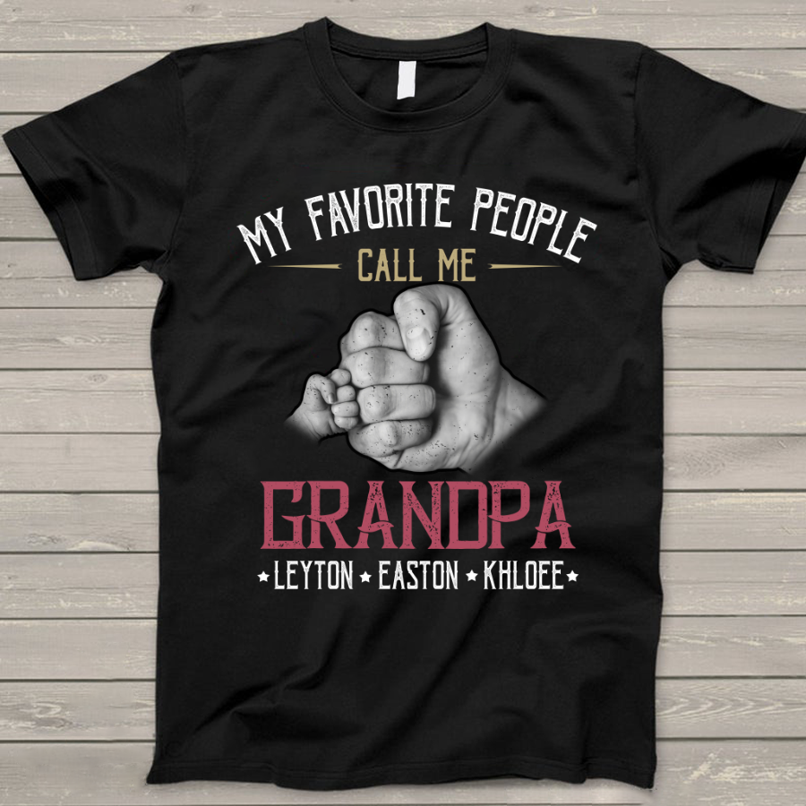 My Favorite People Call Me Grandpa T-Shirt