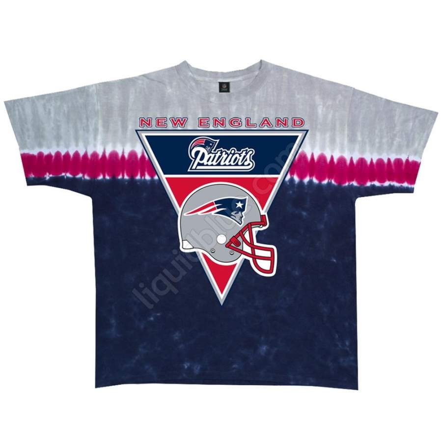 New England Patriots – Logo Banner Tie Dye T-Shirt