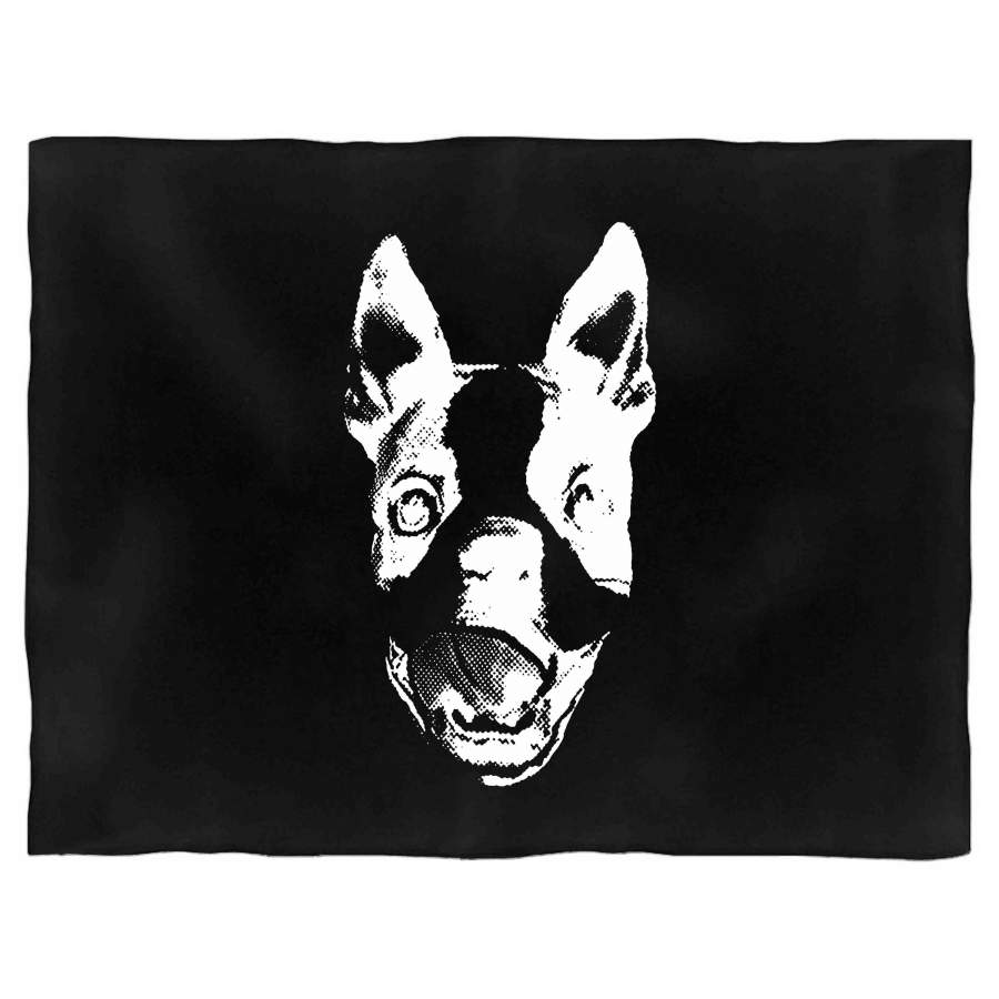 Boston Terrier Puppy Graphic Dog Clevotine Blanket