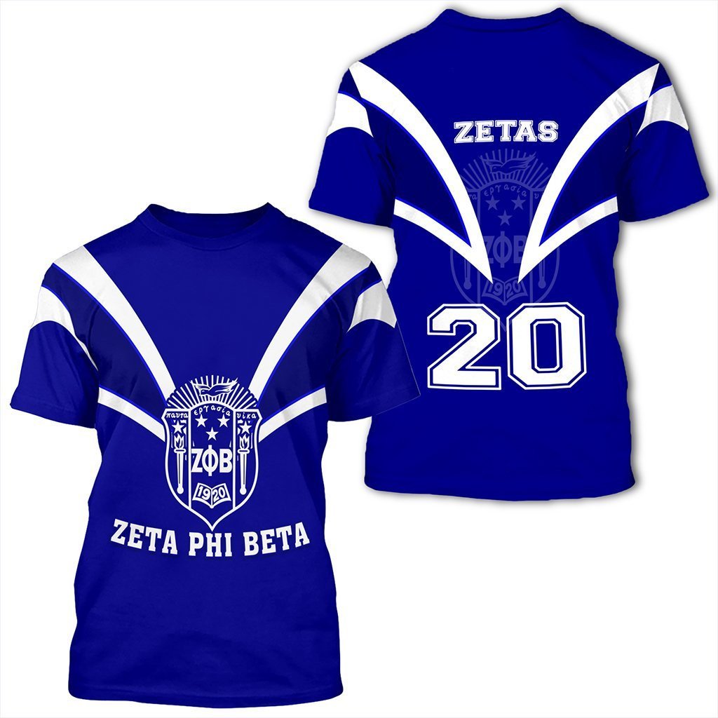 Sorority Tshirt – Zeta Phi Beta  Tshirt Tusk Style