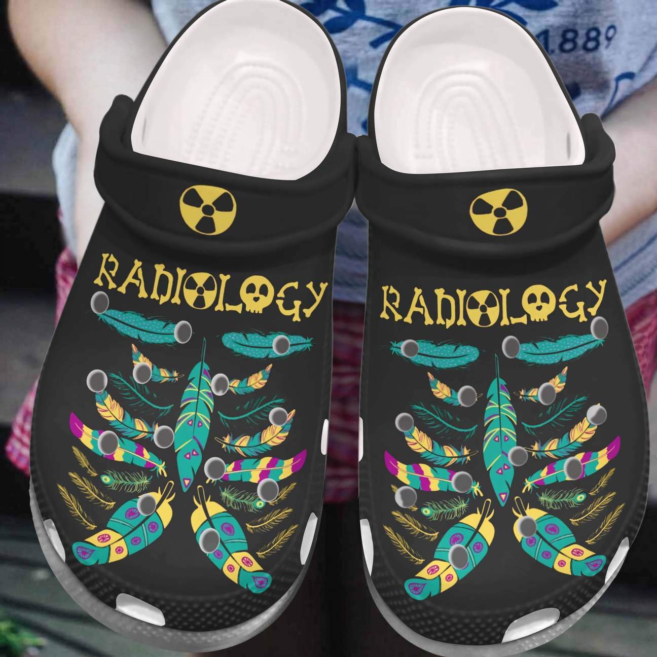 Rad Tech Personalized Clog, Custom Name, Text, Color, Number Fashion Style For Women, Men, Kid, Print 3D Radiology