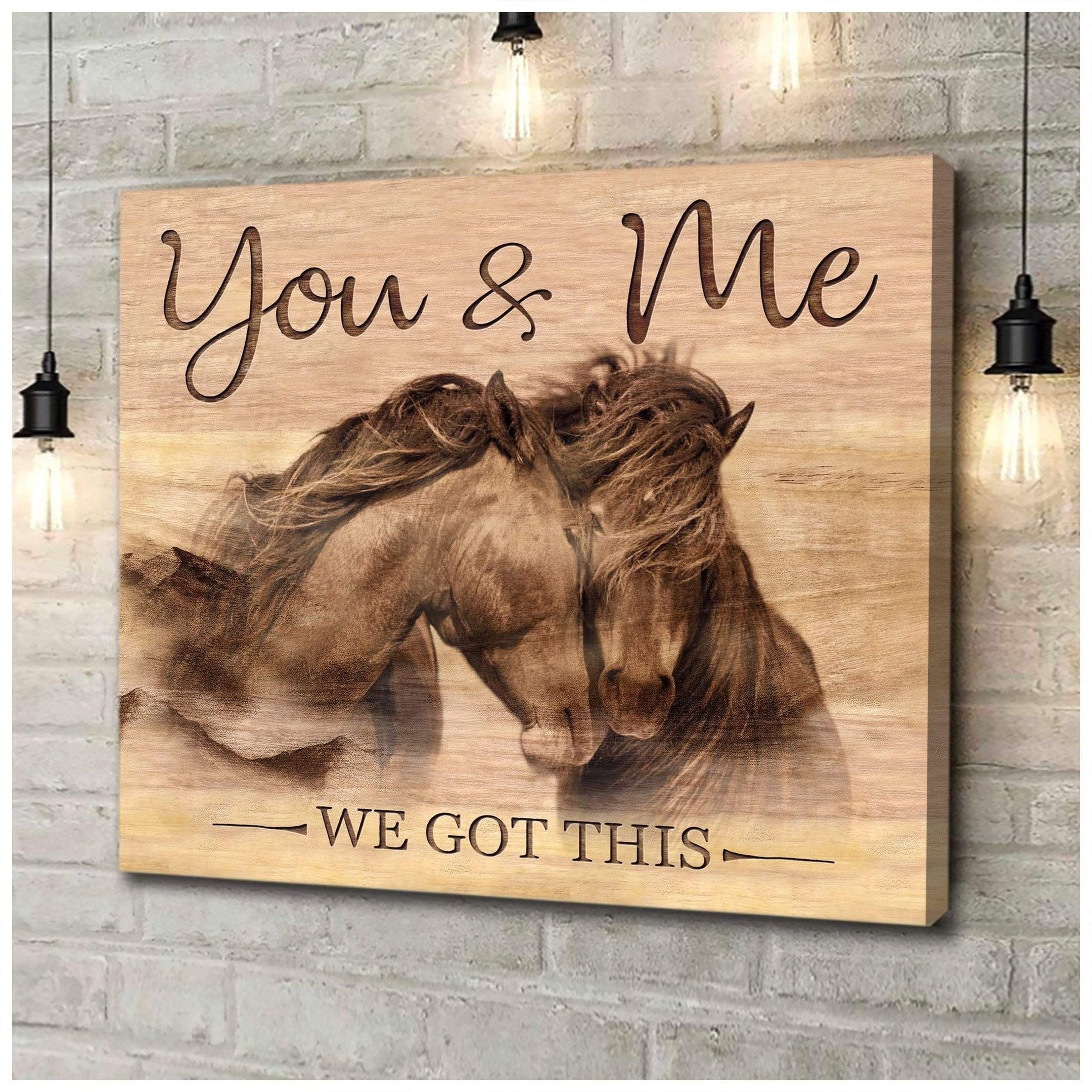 Canvas – Horse – Youme Gift For Family, Wall Art Decor, Canvas Print, Home Decor