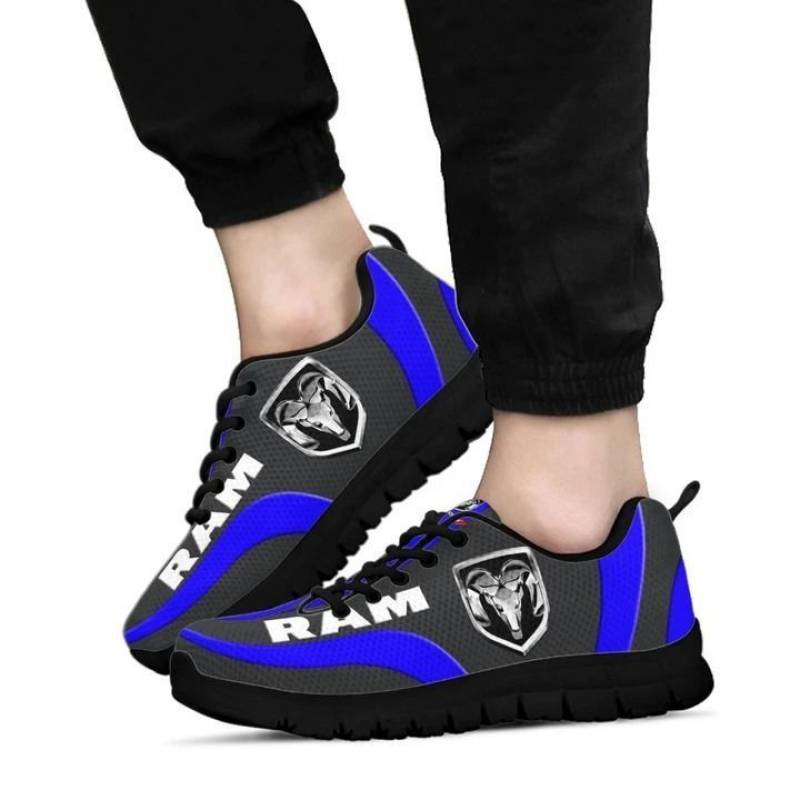 3D Printed Dodge RAM TDV Sneakers For Men & Women Ver 1 (Blue)