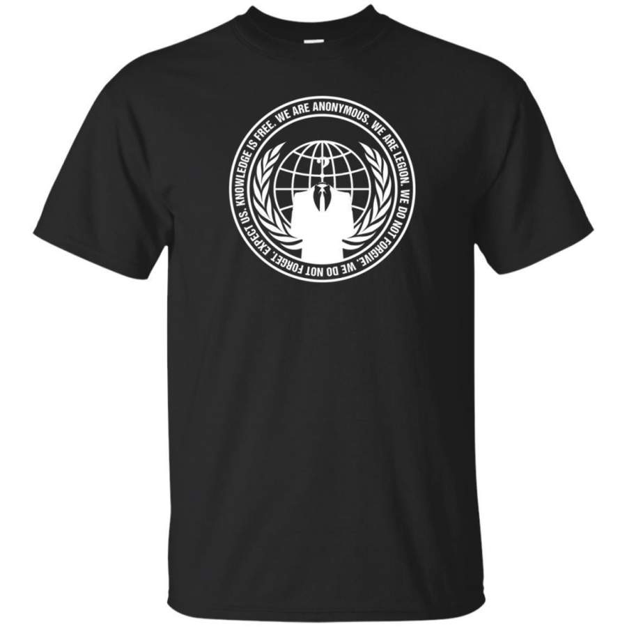 AGR Anonymous Logo We Are Anonymous. We Are Legion T-shirt