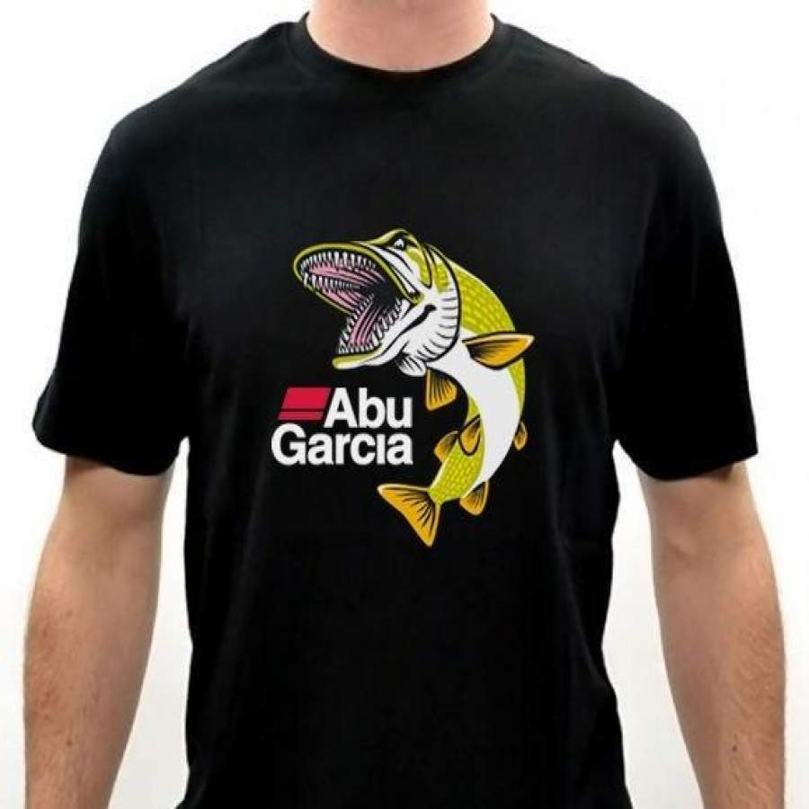 Abu Garcia For Life Fish Logo Mens Short Sleeve T-Shirt