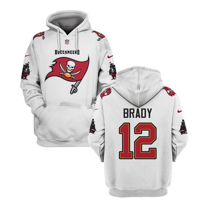 Brady 12 tampa bay buccaneers 3d printed for fan hoodie 3d Hoodie Sweater Tshirt