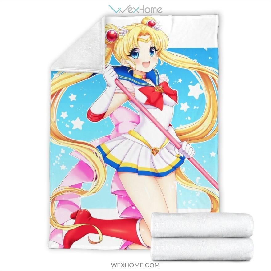 Beauty Sailor Moon Art Design Premium Blanket