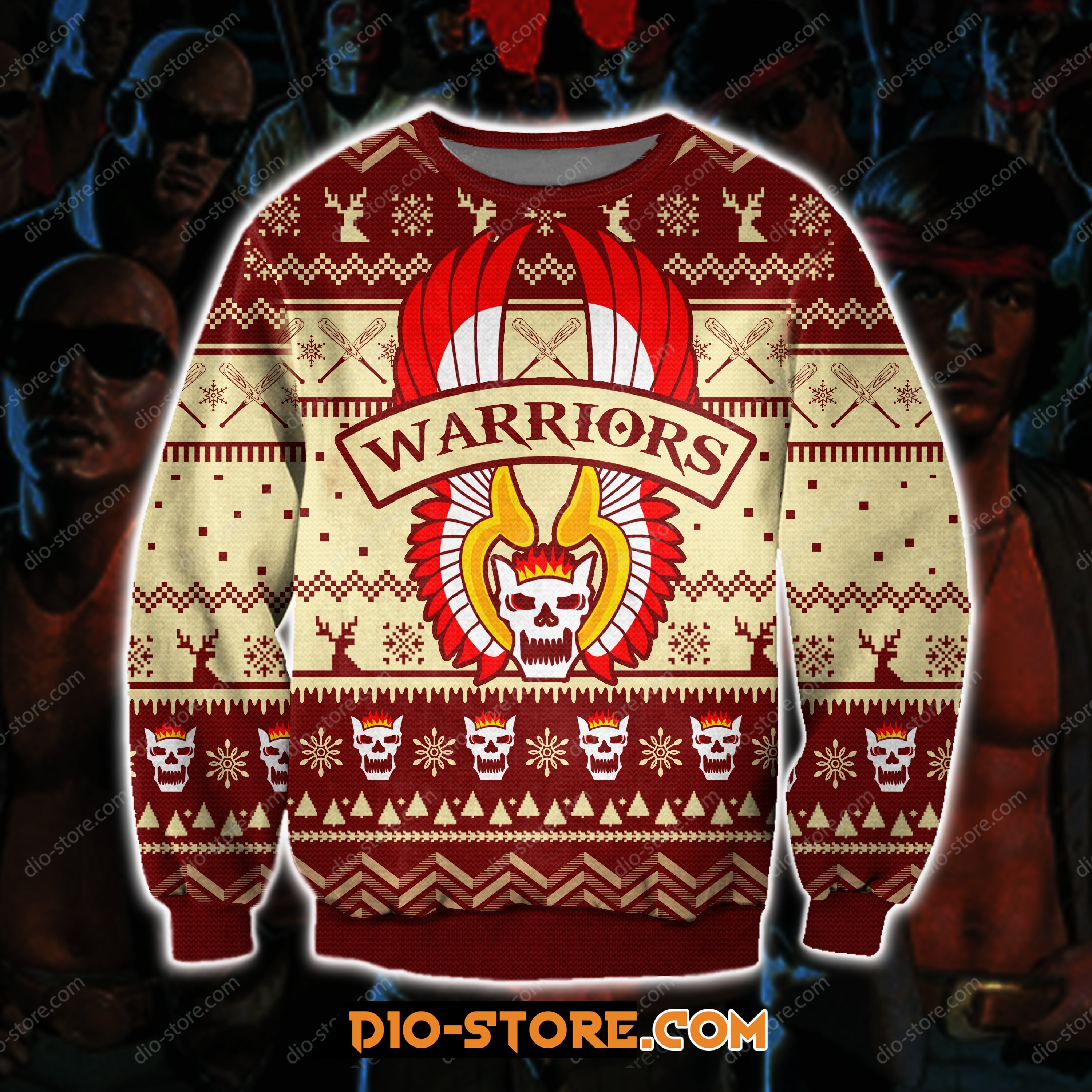 The Warriors 3D Print Ugly Christmas Sweatshirt Hoodie All Over Printed Cint10037