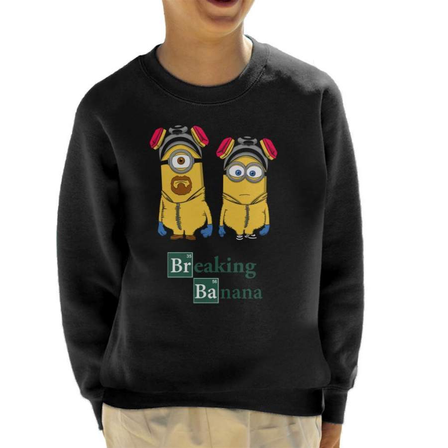 Breaking Bad Banana Minions Kid’s Sweatshirt