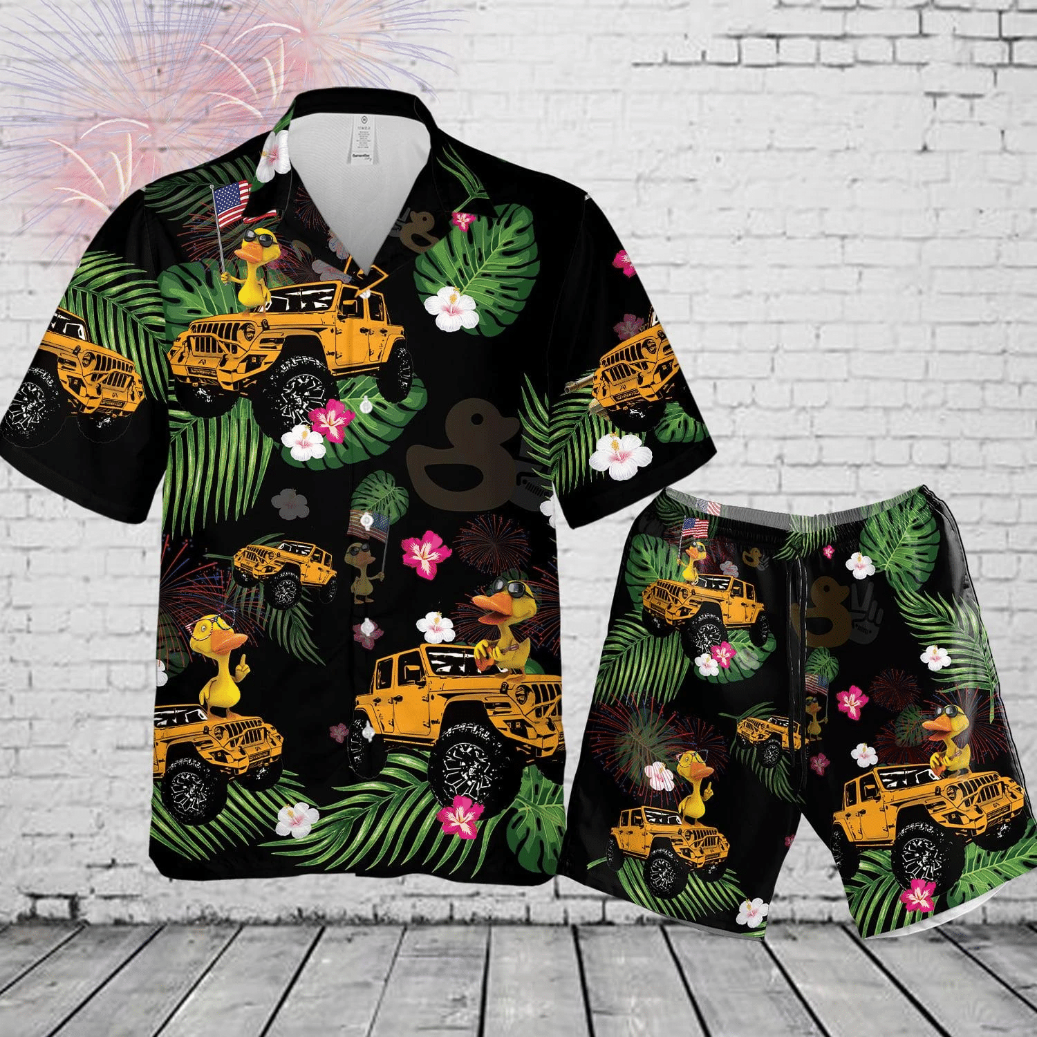 Duck Of July Hawaii Shirt Set Unisex Ha93759