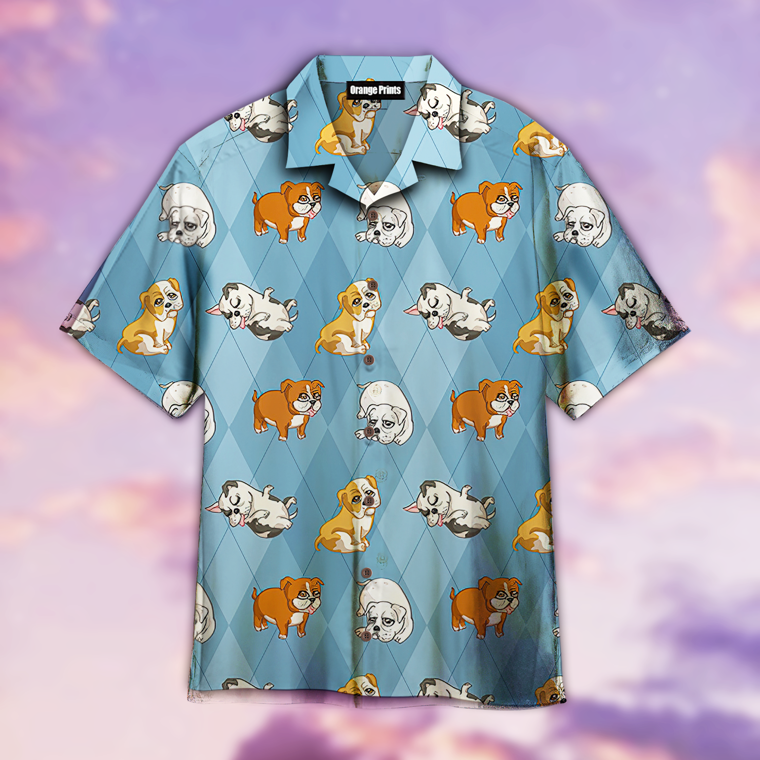 English Bulldog Hawaii Shirt For Men Women Ha77026