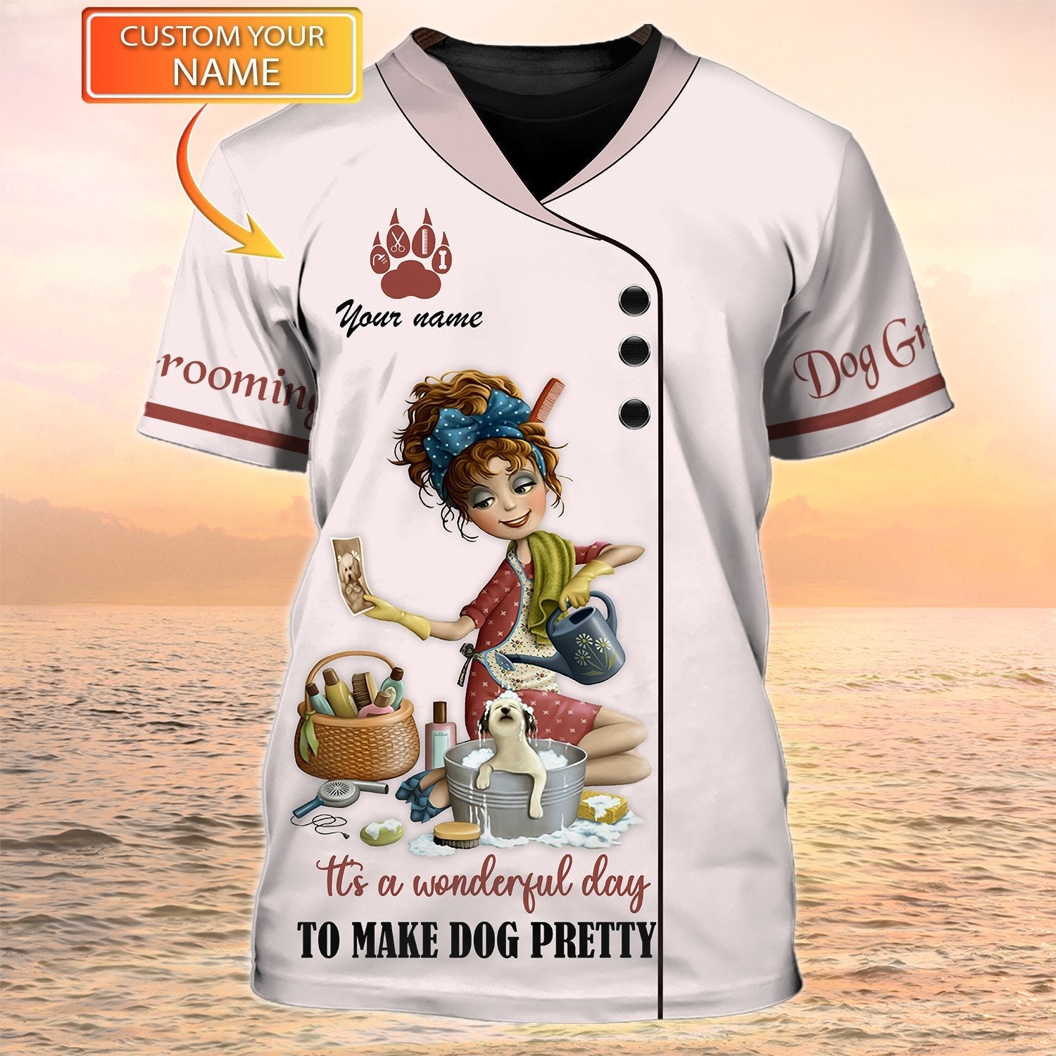 Dog Groomer T Shirts Grooming Custom Shirts It’S Wonderful Day To Make Dog Pretty