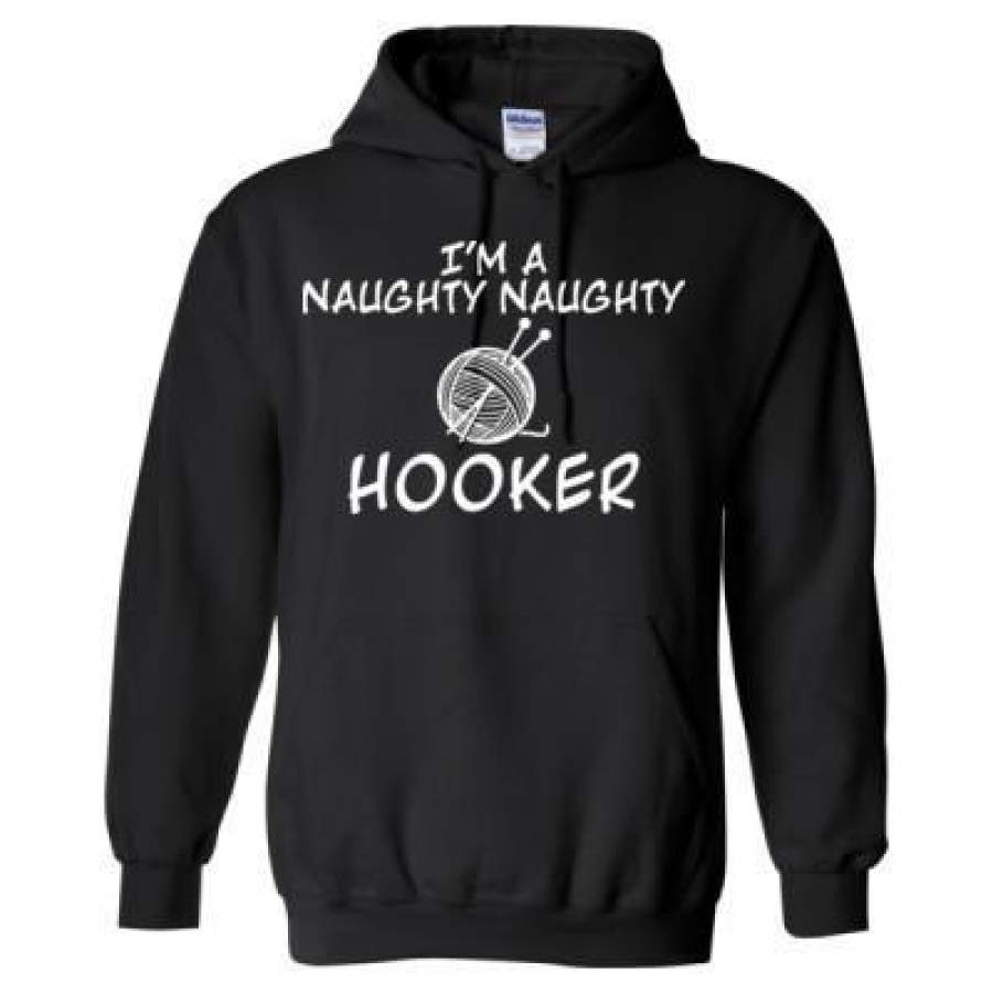 AGR I’M A Naughty Naughty Hooker – Heavy Blend™ Hooded Sweatshirt