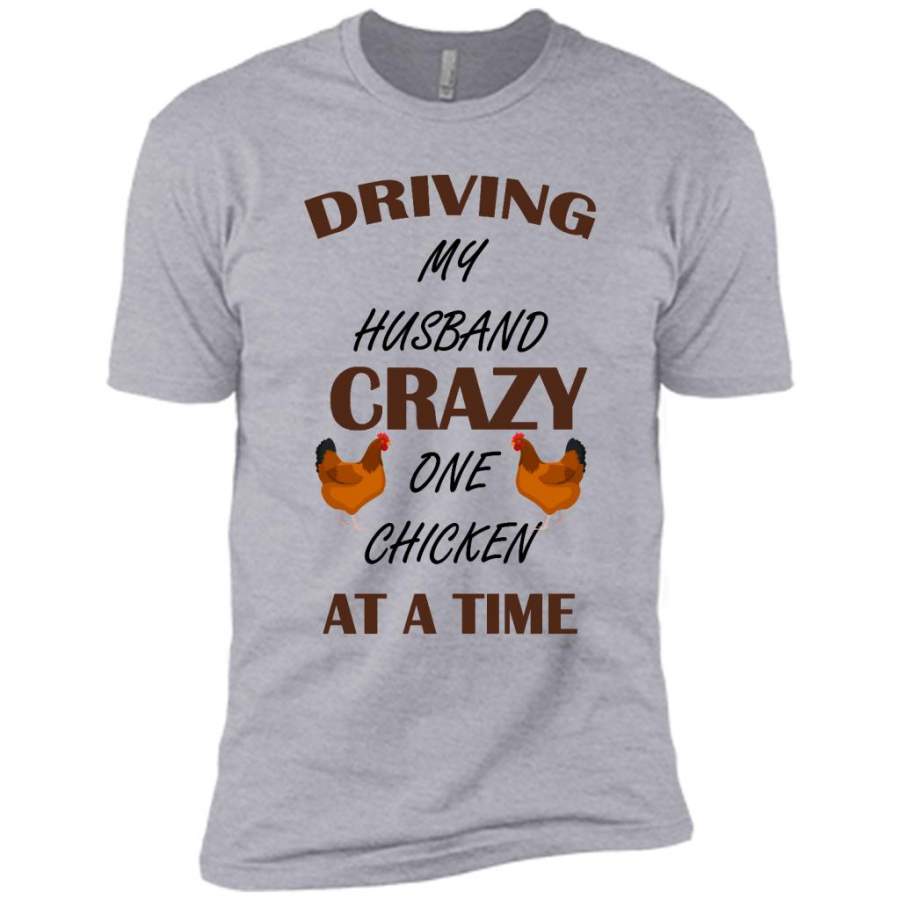 Driving My Husband Crazy One Chicken At A Time (w) - Canvas Unisex USA ...