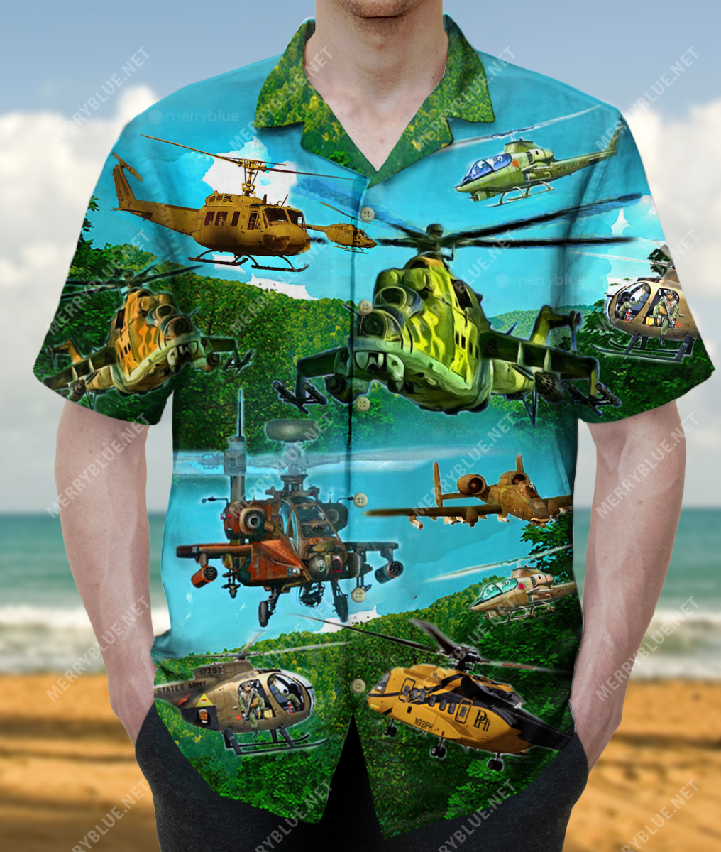 No Runway Problem Helicopter Unisex Hawaii Shirt Ha36665