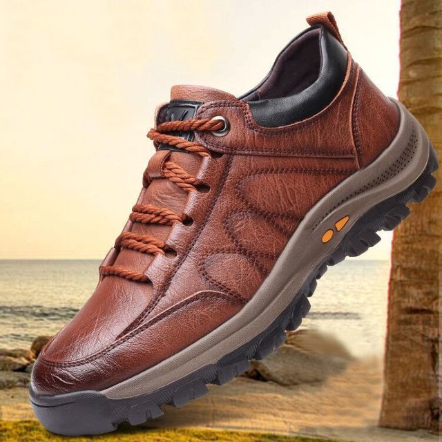 Winter Shoes for Men 2022 Leather Warm Thick Sole Shoes Safety Wear-Resistant Outdoor Sports Mens Casual Shoes Zapatillas Hombre alx