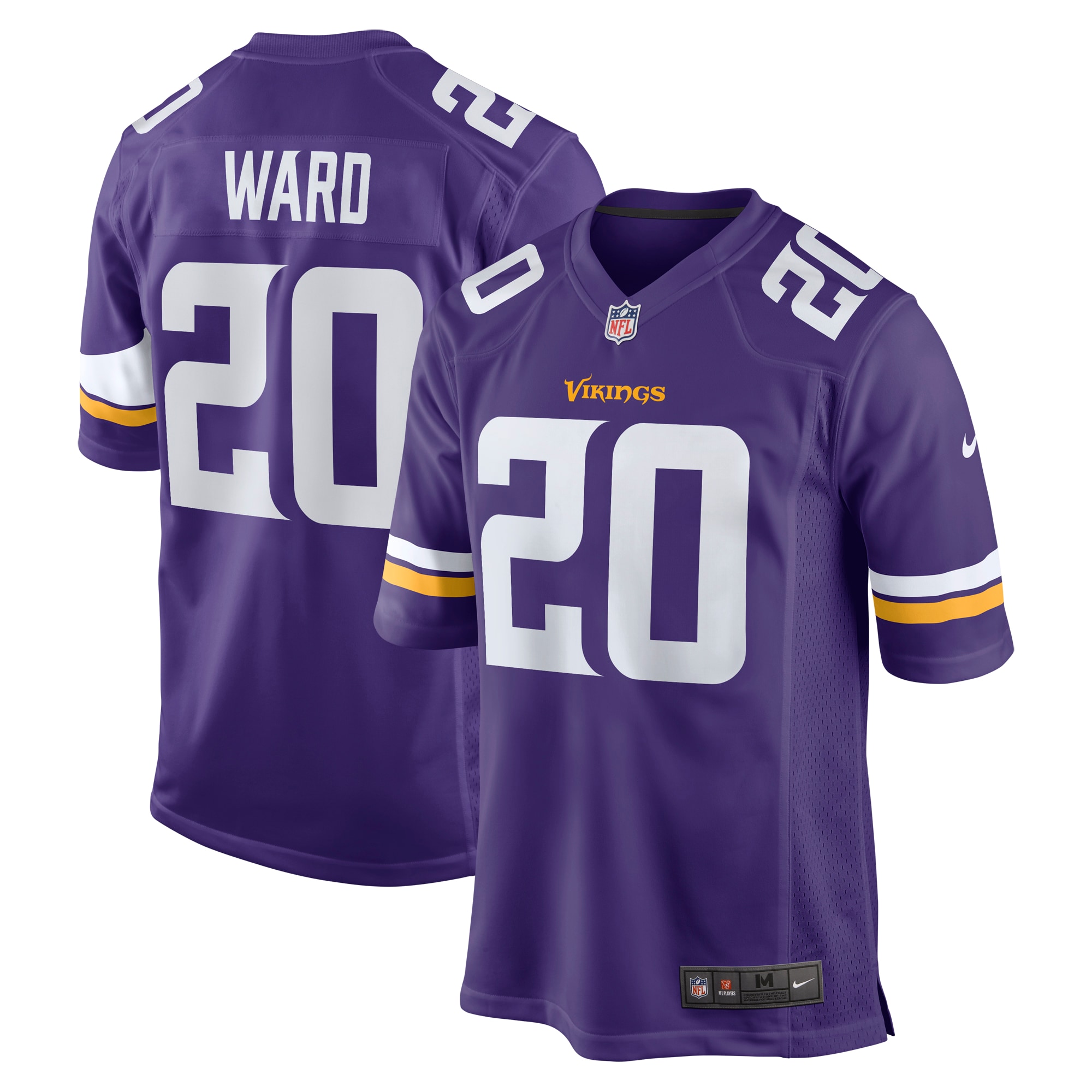 Jay Ward Minnesota Vikings Game Jersey – Purple