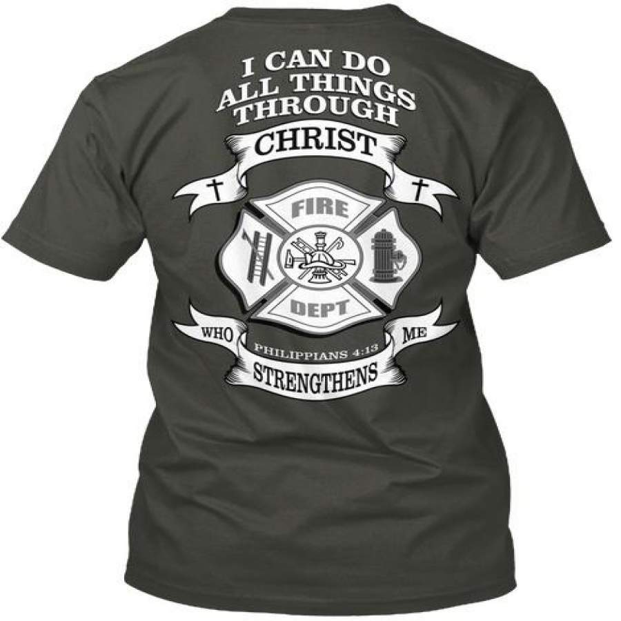 Chicago Fire Department Duty Firefighter Mens T-Shirt