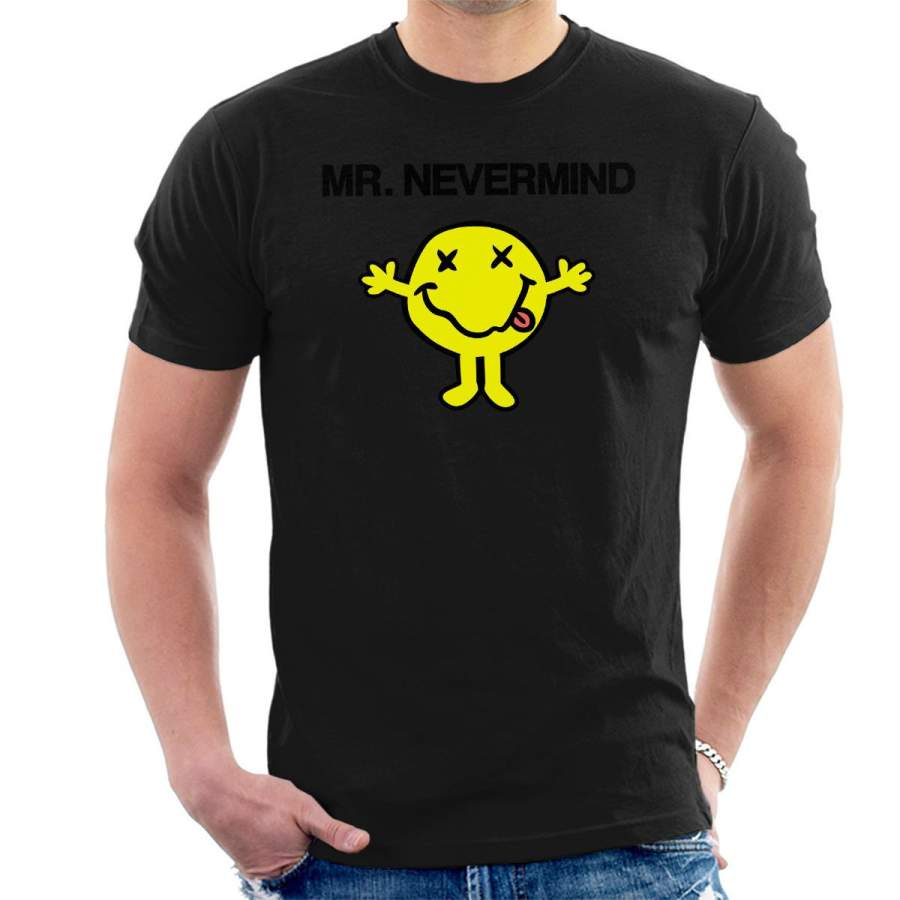 Mr Nevermind Nirvana Mr Men Men’s T-Shirt