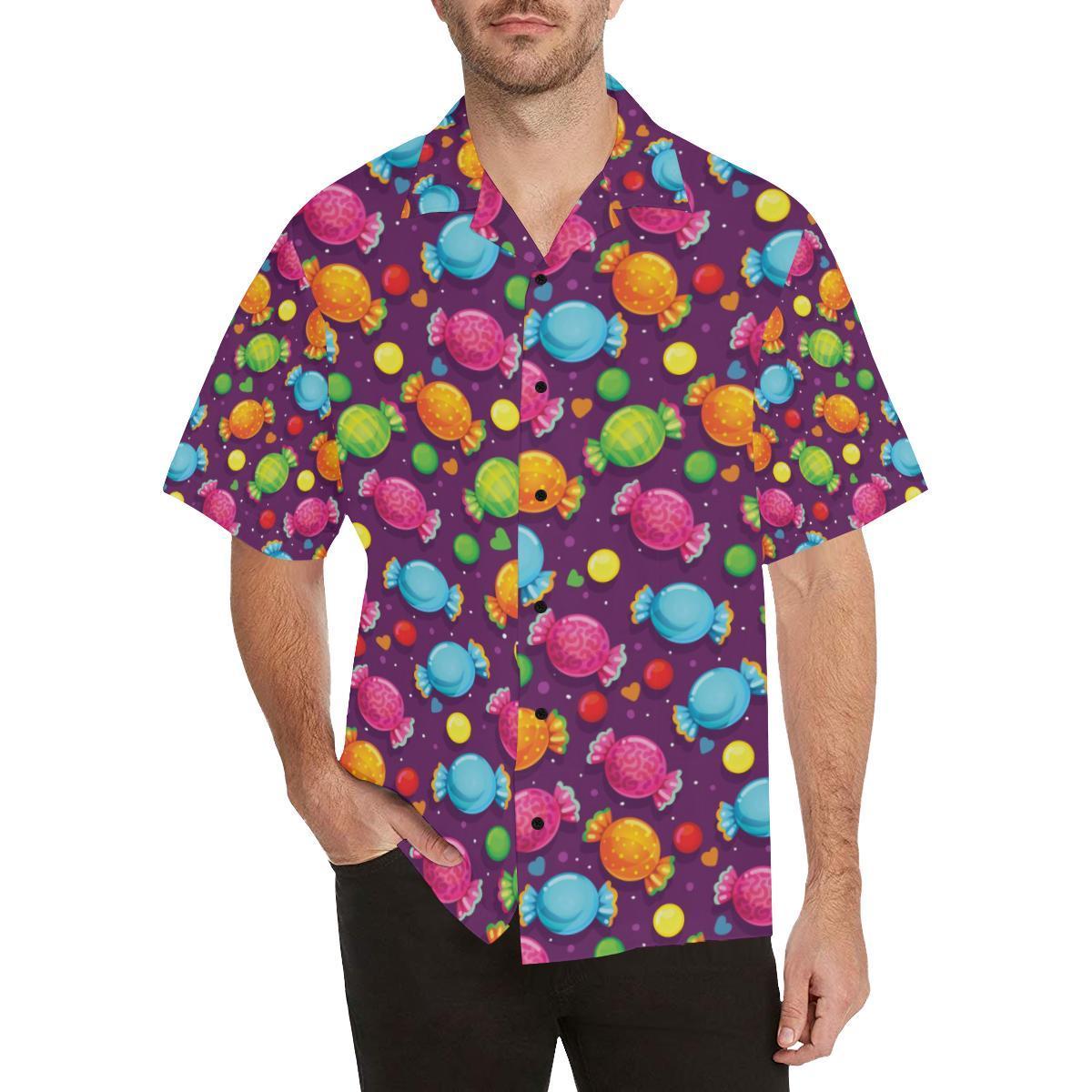 Candy Pattern Print Design Ca05 Hawaiian Shirt