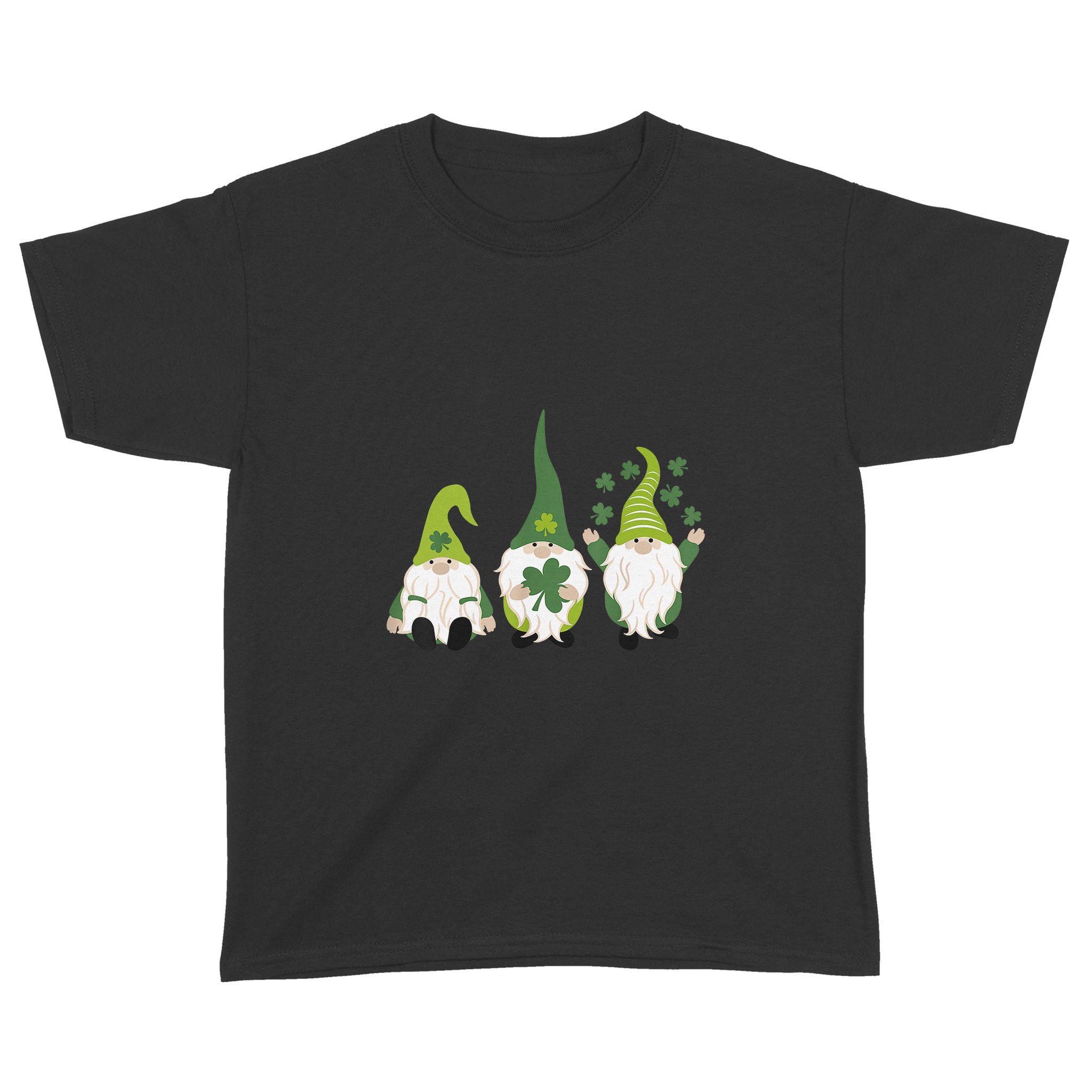 Gnome Leprechaun Tomte Green Gnomes St. Patrick’s Day T-Shirt – Standard Youth T-shirt