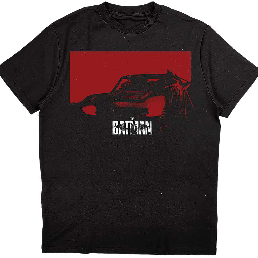 The Batman Red Car Slim Fit T-Shirt