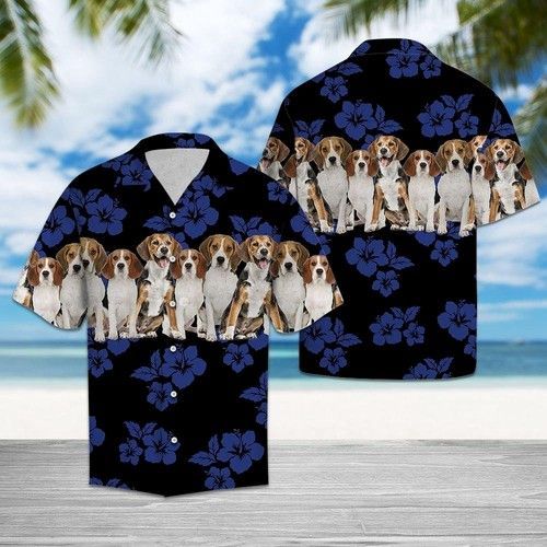 Aloha Shirt Awesome Beagle Tg5720  Hawaiian Shirt