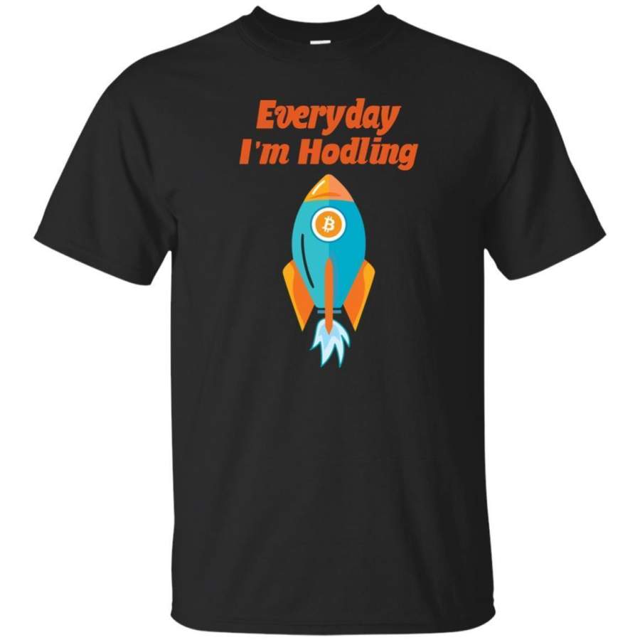 AGR Everyday I’m Hodling Bitcoin T-shirt – Cryptocurrency Tshirt