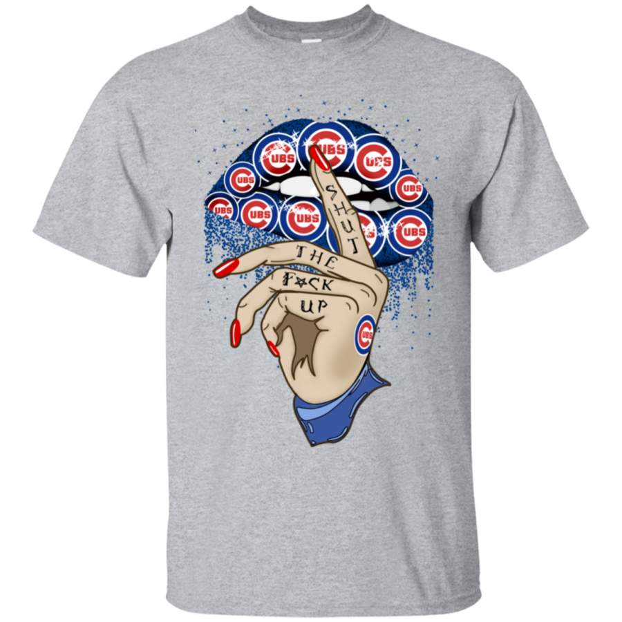 AGR Chicago Cubs Sexy lip Shut the fucup shirt