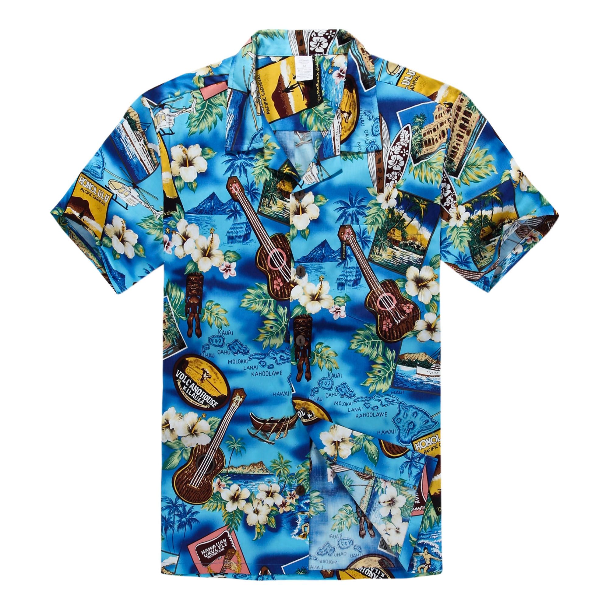 Paradise Blue Amazing Design Hawaii Shirt Ha96947