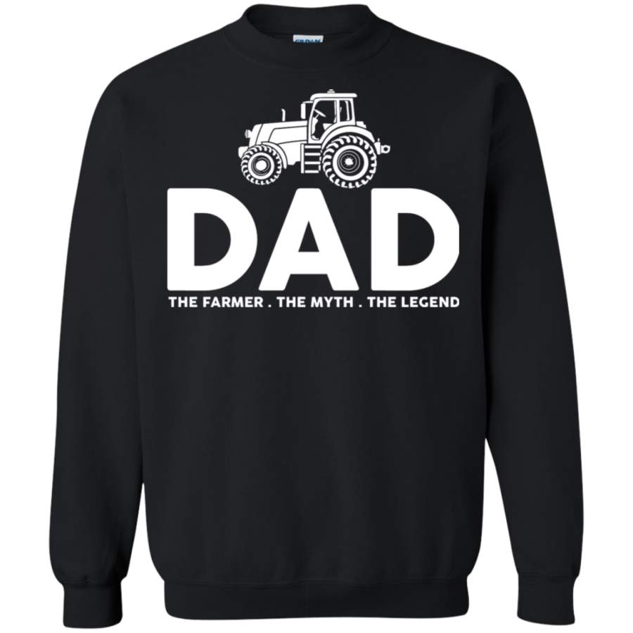 AGR Dad The Farmer The Myth The Legend Fathers Day T-shirt Crewneck Pullover Sweatshirt