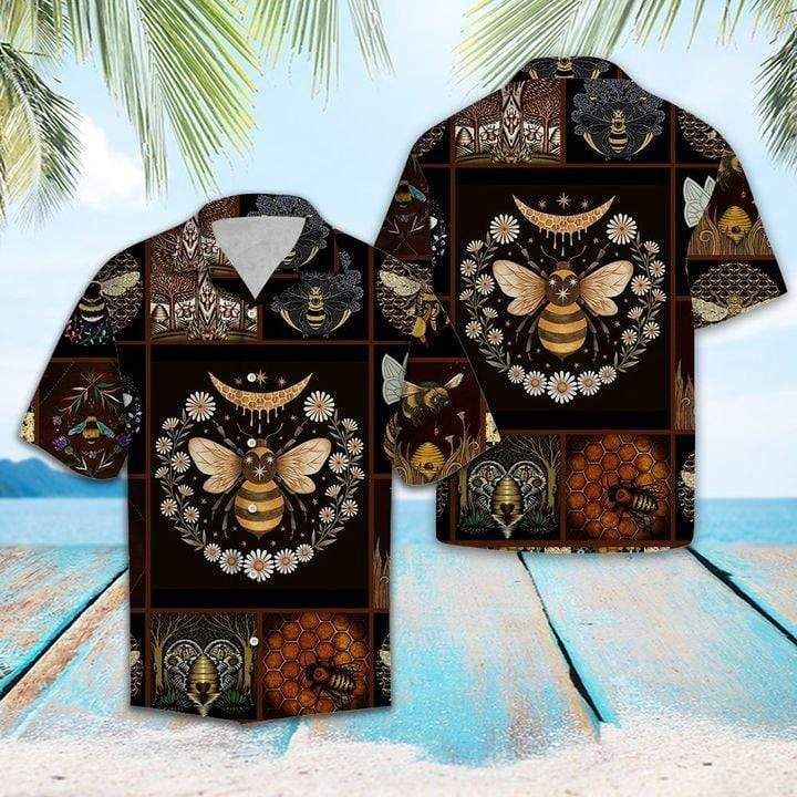 Amazing Bee Hawaiian Shirt | Unisex | Adult | Hw3814