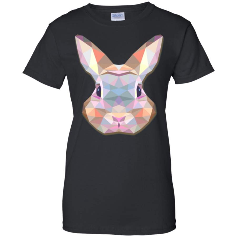 Rabbit Hare Animals Gift Ladies’ 100% Cotton T-Shirt