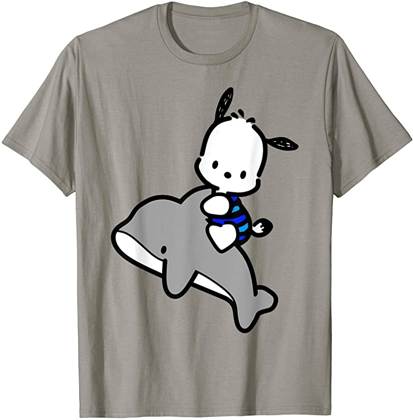 Pochacco Dog Puppy Dolphin Lover Dogs Puppies Dolphins Whale T-Shirt