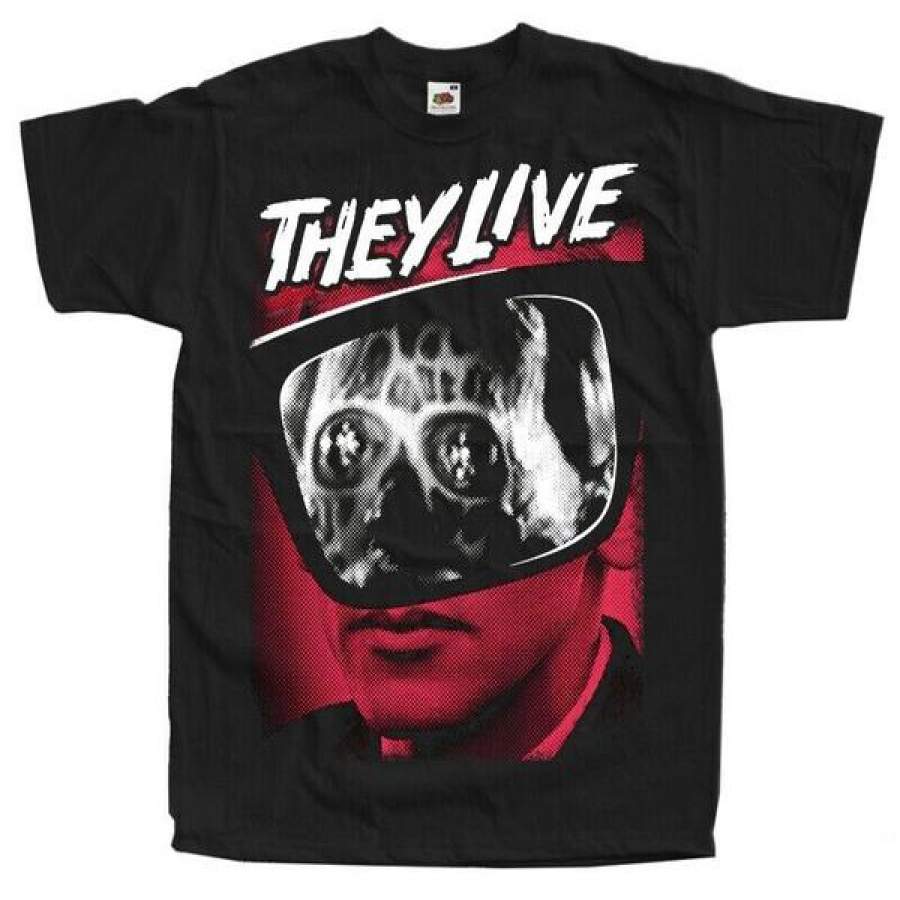 They Live V6 John Carpenter Horror Movie Poster 1988 T-Shirt