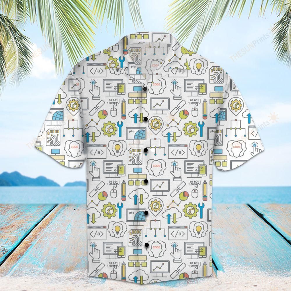 Amazing Computer Program Hawaiian Shirt Ha16898