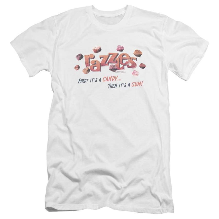 Dubble Bubble A Gum And A Candy Men’s Premium Slim Fit T-Shirt