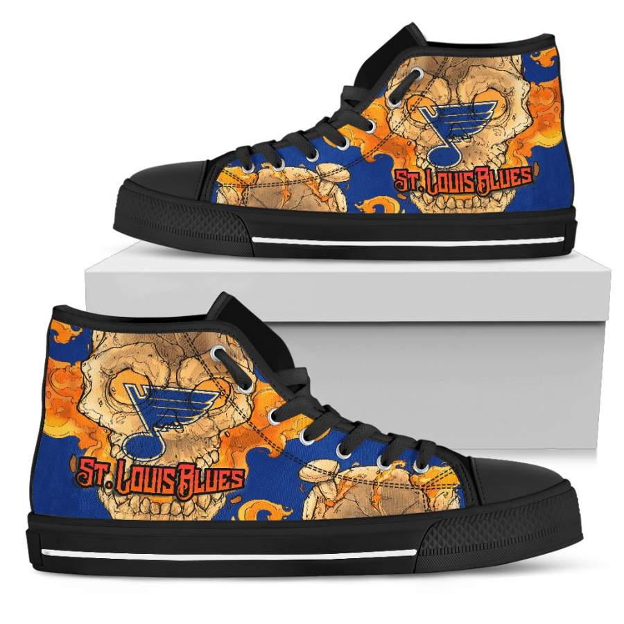 I Am Die Hard Fan Your Approval Is Not Required St. Louis Blues High Top Shoes