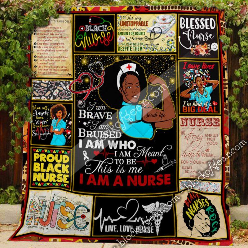 To My Bestie Black Woman Melanin, African American Premium Quilt Blanket Size Throw, Twin, Queen, King, Super King