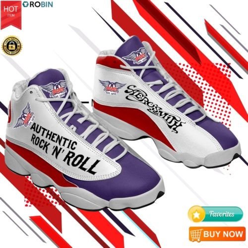 Aerosmith Sneakers Rock N Roll Jordan 13 Shoes