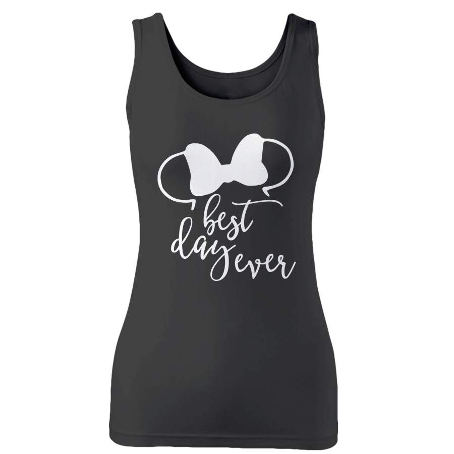 Best Day Ever Minnie Ears Toddler Woman’s Tank Top