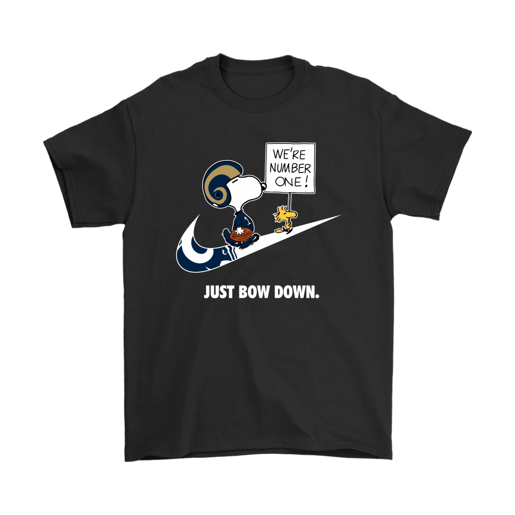 Discover Cool Los Angeles Rams Are Number One – Just Bow Down Snoopy Shirts