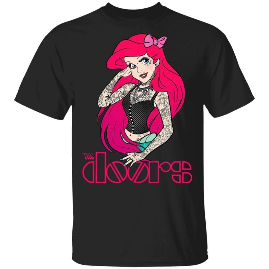 The Doors T-Shirt The Little Mermaid Ariel Rock Tee MT04